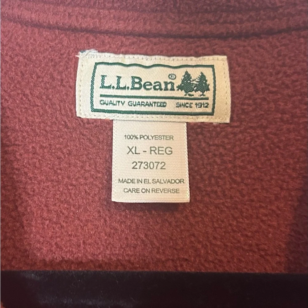 L.L. Bean Fleece Button-Down Shirt‎ | XL | Rust Color